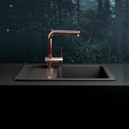 Kuchyňská baterie Schock Laios.120 Gunmetal brushed