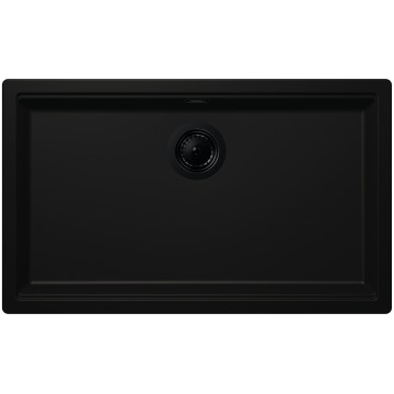 Kuchyňský dřez Schock Kiruna N-100XL AllBlack Night, horní montáž