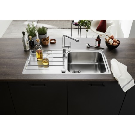 Kuchyňský dřez Blanco Lemis XL 6 S-IF Kartáčovaný, bez excentru