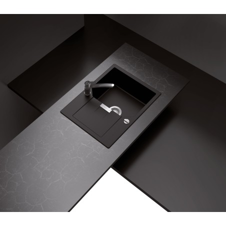 Kuchyňský dřez Schock Manhattan D-100S Asphalt, spodní montáž