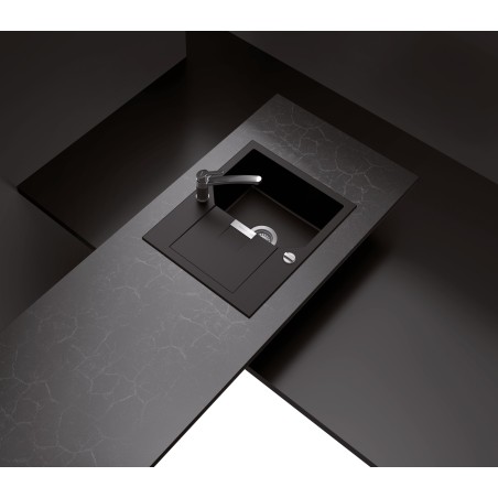 Kuchyňský dřez Schock Manhattan D-100XS Nero, spodní montáž