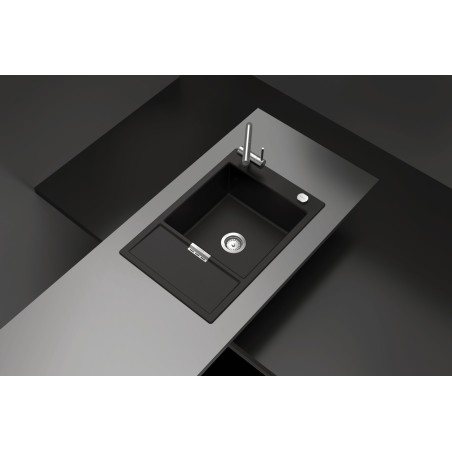 Kuchyňský dřez Schock Mono D-100XS Silverstone + krájecí deska, horní montáž