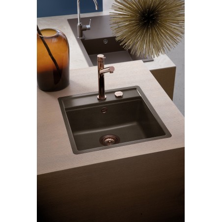 Kuchyňský dřez Schock Mono N-100S Bronze, montáž do roviny