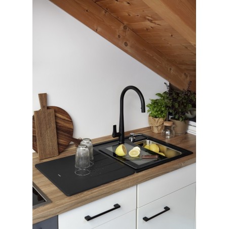 Kuchyňský dřez Schock Mono N-100S Stone, montáž do roviny