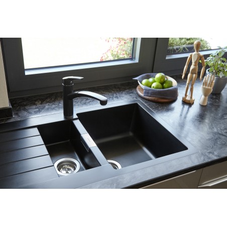 Kuchyňský dřez Schock Signus D-150 Silverstone, montáž do roviny