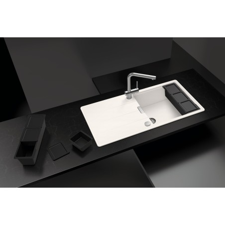 Kuchyňský dřez Schock Tia D-100L Stone, spodní montáž