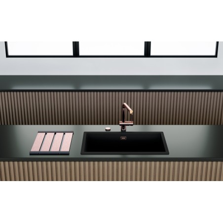 Kuchyňský dřez Schock Kiruna N-100XL Night, spodní montáž