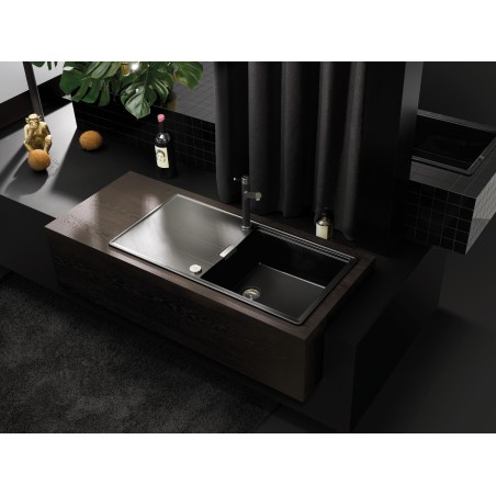 Kuchyňský dřez Schock Tia D-100L Berry, spodní montáž