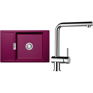 Set Schock S5-8 (dřez Mono D-100XS Berry + baterie Epos Chrom)