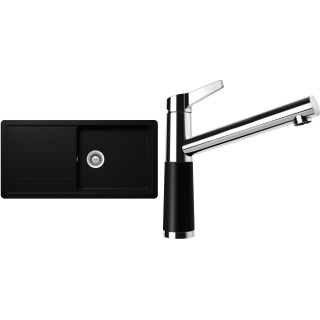 Set Schock S3-4 (dřez Toledo D-100L Puro + baterie SC-510 Puro)