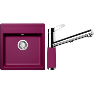 Set Schock S11-5 (dřez Mono N-100S Berry + baterie SC-510.120 Berry)