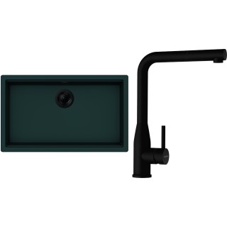 Set Schock S29-16 (dřez Kiruna N-100XL Ivy + baterie Keto.120 Puro + komponenty Puro)