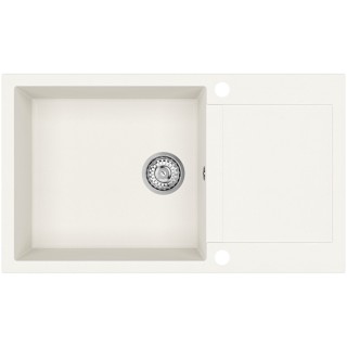 Kuchyňský dřez Teka Clivo 60 B-TQ 1B 1D MW Marble White