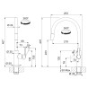 Kuchyňská baterie Franke FS 2839.031 MARIS SLIM Chrom Kuchyňská baterie Franke FS 2839.031 MARIS SLIM Chrom