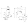 Kuchyňská baterie Franke FS 2848.031 LINA Chrom Kuchyňská baterie Franke FS 2848.031 LINA Chrom