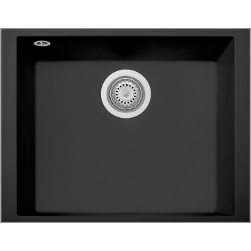 Kuchyňský dřez Sinks Cube 490U Nanoblack N6, pro spodní montáž