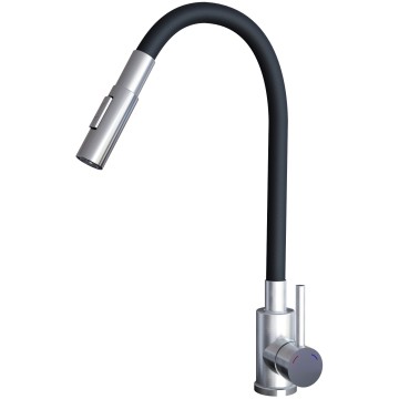 Kuchyňská baterie Sinks Elasta S Nerez/Černá