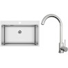 Set Sinks N162 (dřez Blocker 760 V 1mm, kartáčovaný + baterie Arco Celonerezová) Set Sinks N162 (dřez Blocker 760 V 1mm, kartáčovaný + baterie Arco Celonerezová)