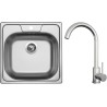 Set Sinks N112 (dřez Classic 480 V 0,5 mm, matný + baterie Arco Celonerezová) Set Sinks N112 (dřez Classic 480 V 0,5 mm, matný + baterie Arco Celonerezová)