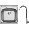 Set Sinks N111 (dřez Classic 480 V 0,5 mm, matný + baterie Elasta Nerez/Šedá) Set Sinks N111 (dřez Classic 480 V 0,5 mm, matný + baterie Elasta Nerez/Šedá)
