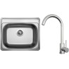 Set Sinks N116 (dřez Comfort 600 V 0,6 mm, matný + baterie Arco Celonerezová) Set Sinks N116 (dřez Comfort 600 V 0,6 mm, matný + baterie Arco Celonerezová)