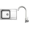 Set Sinks N138 (dřez Grand 790 V 0,7mm, matný + baterie Arco Celonerezová) Set Sinks N138 (dřez Grand 790 V 0,7mm, matný + baterie Arco Celonerezová)