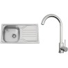 Set Sinks N132 (dřez Okio 780 V 0,5 mm matný + baterie Arco Celonerezová) Set Sinks N132 (dřez Okio 780 V 0,5 mm matný + baterie Arco Celonerezová)