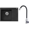 Set Sinks G20430 (dřez Rim 650 L Granblack 30 levý + baterie Elasta Nerez/Černá) Set Sinks G20430 (dřez Rim 650 L Granblack 30 levý + baterie Elasta Nerez/Černá)