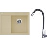 Set Sinks G20550 (dřez Rim 650 P Sahara 50 pravý + baterie Elasta Nerez/Černá) Set Sinks G20550 (dřez Rim 650 P Sahara 50 pravý + baterie Elasta Nerez/Černá)