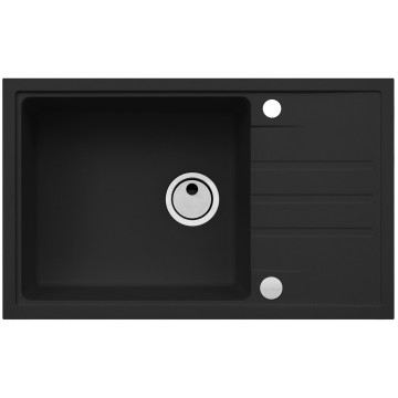 Kuchyňský dřez Alveus Intermezzo 130 Deep Black 90