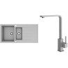 Set Alveus (dřez Cadit 80 Beton 81 + baterie Afra Beton 81) Set Alveus (dřez Cadit 80 Beton 81 + baterie Afra Beton 81)