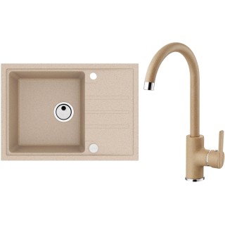 Set Alveus (dřez Intermezzo 40 Beige 55 + baterie Tonia Beige 55)