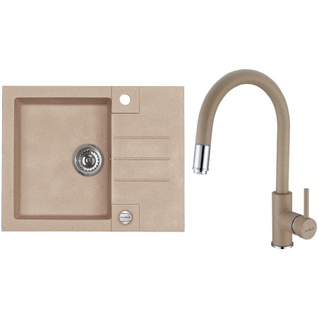 Set Alveus (dřez Rock 30 Beige 55 + baterie Delos Beige 55) Set Alveus (dřez Rock 30 Beige 55 + baterie Delos Beige 55)