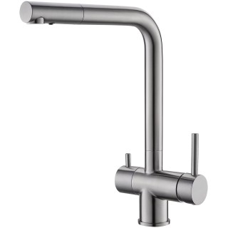 Kuchyňská baterie Alveus Aquila Kartáčovaná ocel
