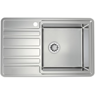 Kuchyňský dřez Alveus Rando 30 QC Satin, pravý, pro horní montáž