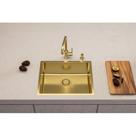 Kuchyňský dřez Alveus Kombino 50 Monarch Gold, pro přesahovou nebo integrovanou montáž