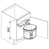 Odpadkový koš Franke Sorter Mini, 17,5 l Odpadkový koš Franke Sorter Mini, 17,5 l