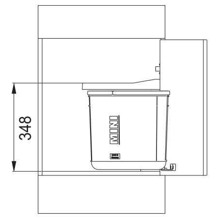 Odpadkový koš Franke Sorter Mini, 17,5 l Odpadkový koš Franke Sorter Mini, 17,5 l