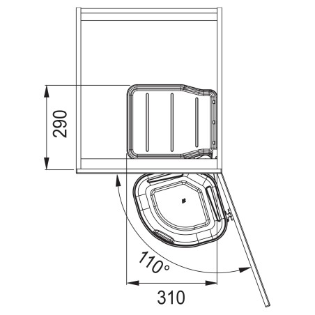 Odpadkový koš Franke Sorter Mini, 17,5 l Odpadkový koš Franke Sorter Mini, 17,5 l