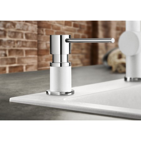 Dávkovač saponátu Blanco Lato Chrom/Černá