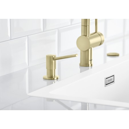 Dávkovač saponátu Blanco Torre Saténově zlatá, 300 ml Dávkovač saponátu Blanco Torre Saténově zlatá, 300 ml