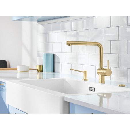 Dávkovač saponátu Blanco Torre Saténově zlatá, 300 ml Dávkovač saponátu Blanco Torre Saténově zlatá, 300 ml