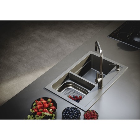 Kuchyňský dřez Alveus Atrox 50 QC Stone A80