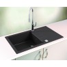Kuchyňský dřez Alveus Cadit 40 QC Deep Black A90