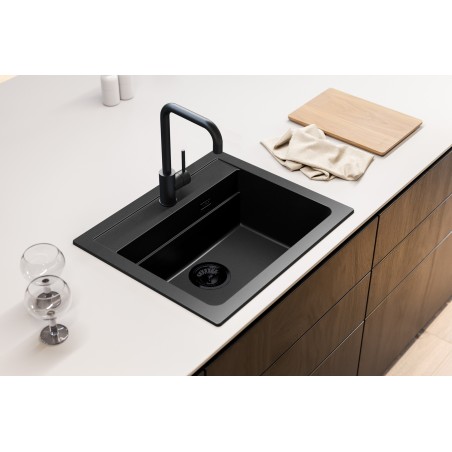 Kuchyňský dřez Alveus Atrox 30 Black Edition Deep Black A90