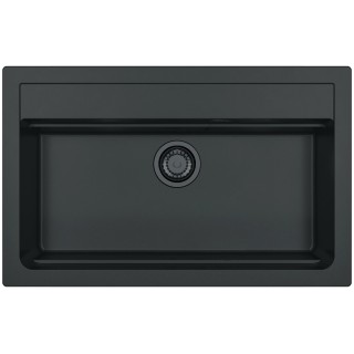 Kuchyňský dřez Alveus Atrox 40 Black Edition Deep Black A90