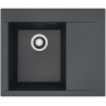 Kuchyňský dřez Alveus Pure-G 50 QC Deep Black A90, levý