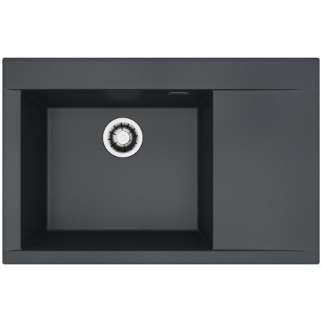 Kuchyňský dřez Alveus Pure-G 70 QC Deep Black A90, levý