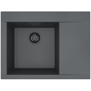 Kuchyňský dřez Alveus Pure-G 60 Black Edition Deep Black A90, levý