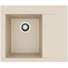 Kuchyňský dřez Alveus Pure-G 50 QC Ivory A20, levý